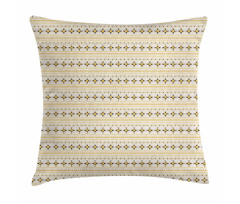 Horizontal Oriental Shapes Pillow Cover