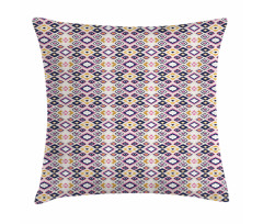 Ikat Inspired Ornate Design Pillow Cover