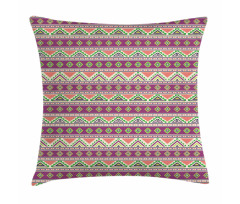 Ethnic Horizontal Formation Pillow Cover