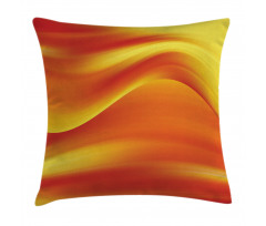 Abstract Digital Waves Pillow Cover