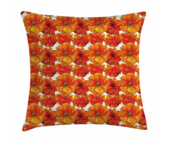Antique Bohemian Poppies Pillow Cover