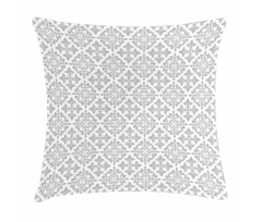 Victorian Damask Floral Pillow Cover