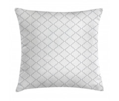 Monochrome Damask Pattern Pillow Cover
