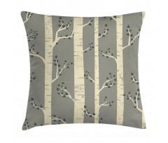 Birch Trees Nature Boho Pillow Cover