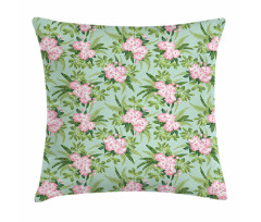 Hibiscus Blooming Bouquets Pillow Cover