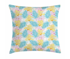 Orchids with Paint Spots Pillow Cover