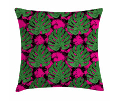 Big and Detailed Leaves Pillow Cover