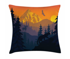 Wild Nature Landscape Art Pillow Cover