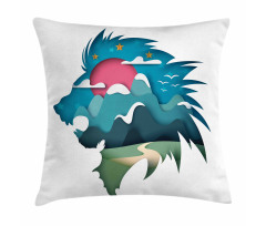 Creative Landscape Animal Pillow Cover