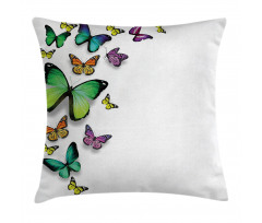 Bohem Wild Butterflies Pillow Cover
