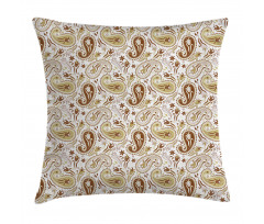 Floral Paisley Tulips Pillow Cover