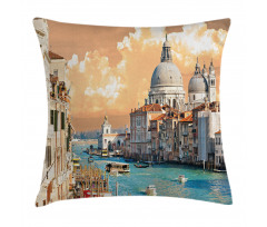 Historical Venice City Pillow Cover