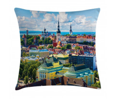 Town Tallinn Estonia Pillow Cover