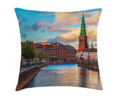 Sunset of Copenhagen Pillow Cover