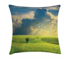 Summer Spring Rural Pillow Cover