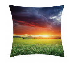 Sunset Modern View Pillow Cover