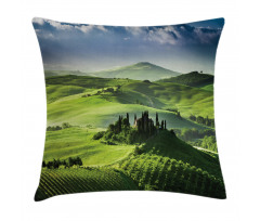 Sunrise in the Valley Pillow Cover