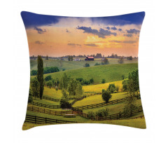 Surreal Countryside Pillow Cover