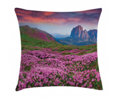 Mountain Village Fall Pillow Cover