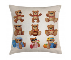 Teddy Bear Kids Design Pillow Cover