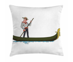 Gondola in Venice Love Pillow Cover