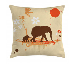 Safari Tropical Lands Pillow Cover