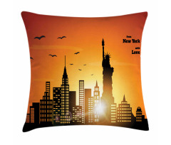 New York with Love Pillow Cover