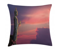 Magical Sunset Scene Pillow Cover