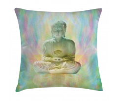 Colorful Blurred Backdrop Pillow Cover