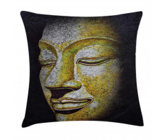 Old Ancient Gothic Statue Pillow Cover