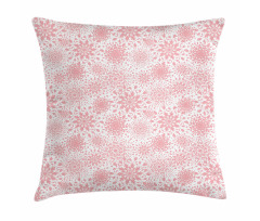 Monochrome Simplistic Floral Pillow Cover