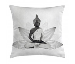 Lotus Far Eastern Style Pillow Cover