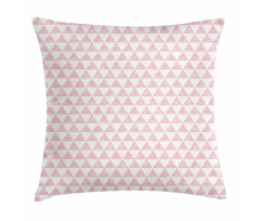 Monochrome Retro Triangles Pillow Cover