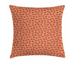 Pieces of Fish Meat Graphic Pillow Cover