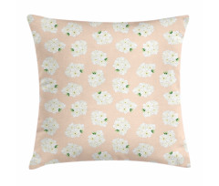 Jasminum Sambac Naive Nature Pillow Cover