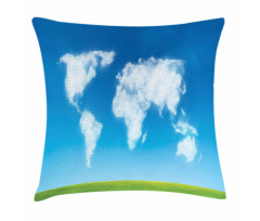 Colored Clouds in Sky Pillow Cover