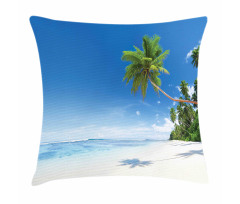 Ocean Summer Palms Pillow Cover