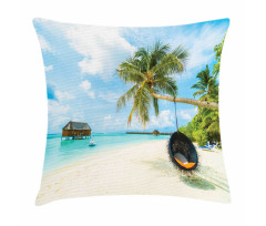 Exotic Maldives Sea Pillow Cover