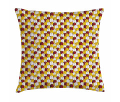 Digital Scenery of Tulips Pillow Cover