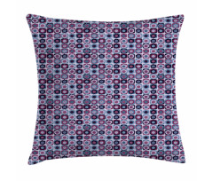 Colorful Flower Art Designs Pillow Cover