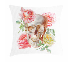 Romantic Roses Floral Pillow Cover