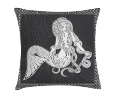 Retro Celtic Borders Pillow Cover