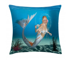 Fairytale Tropic Ocean Pillow Cover