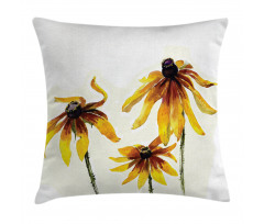 Daisies Garden Pillow Cover