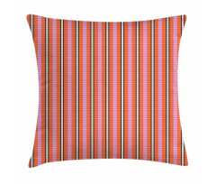 Rhythmic Stripes Pattern Pillow Cover