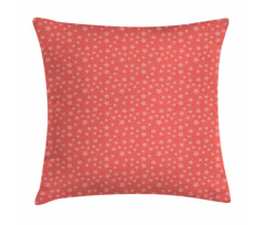 Repetitive Xmas Stars Pillow Cover