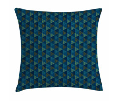 Triangles Themed Abstract Pillow Cover