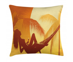Majestic Sunset View Pillow Cover