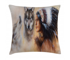 Old Feather Pillow Cover