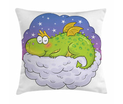 Nighttime Sleep on a Cloud Pillow Cover